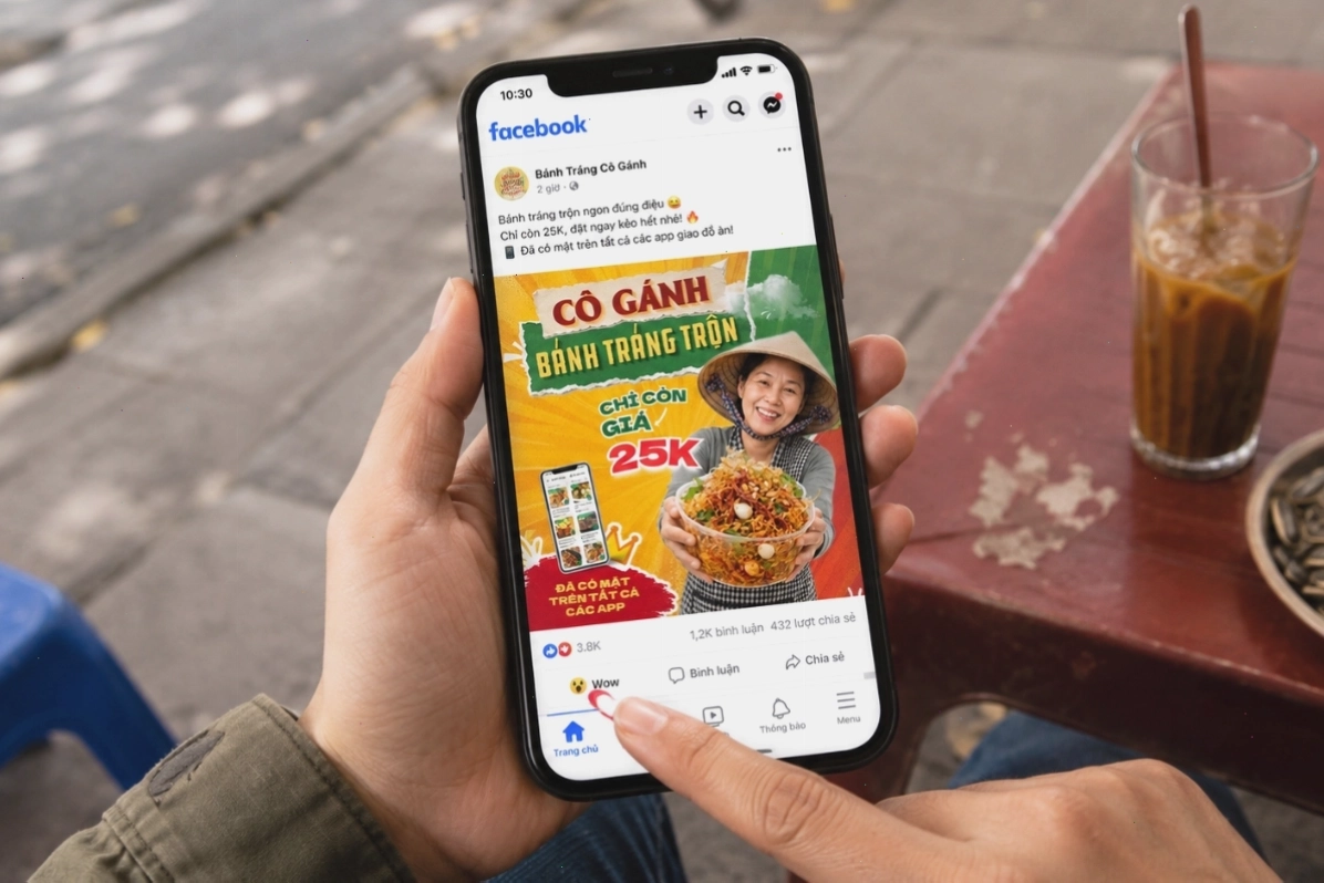 Poster quảng cáo ẩm thực Việt Nam đẹp, dễ chỉnh sửa online