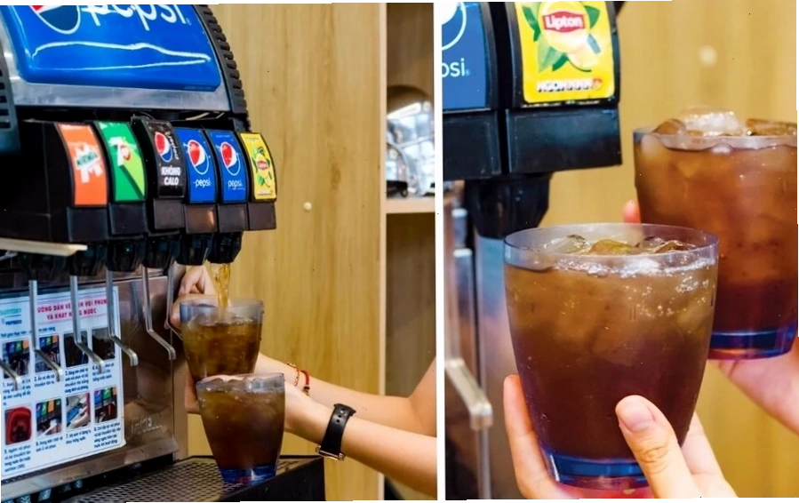 Quầy nước miễn phí tại Dookki với đa dạng lựa chọn