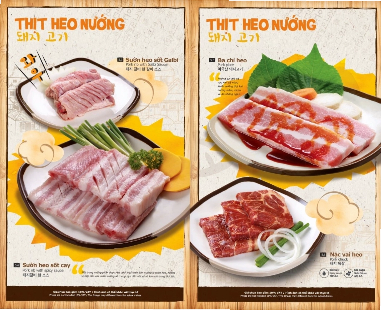 Set thịt heo nướng tại GoGi House