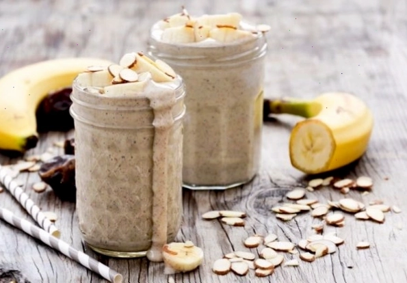 Sinh tố chuối yến mạch giảm cân healthy