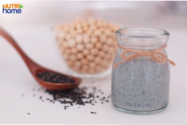 Sữa đậu nành mè đen là thức uống bổ dưỡng cho người ung thư gan