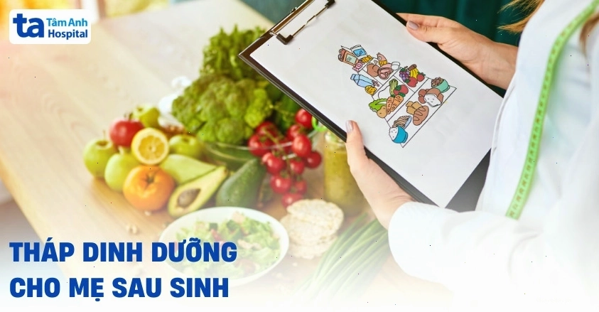 Tháp dinh dưỡng cho mẹ sau sinh
