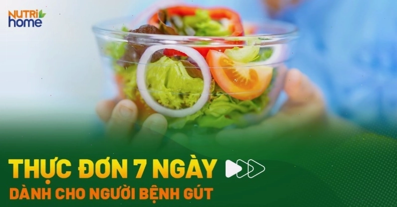 Thực đơn cho người bệnh gout giúp hỗ trợ kiểm soát cơn đau