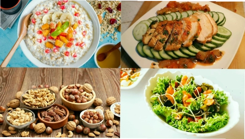 Thực đơn Eat Clean ngày 4: Bữa sáng với yến mạch và trái cây