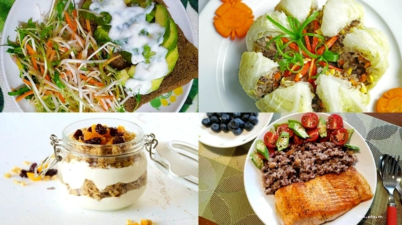 Thực đơn Eat Clean ngày 7: Bữa sáng với trứng và rau củ