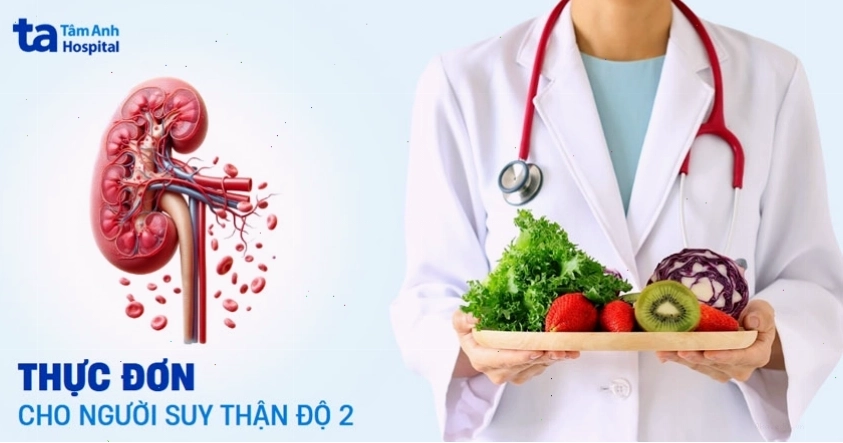 Thực đơn gợi ý cho người suy thận độ 2