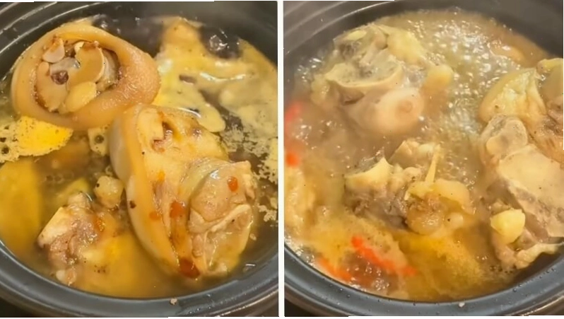 Thưởng thức món chân giò kho ngon tuyệt