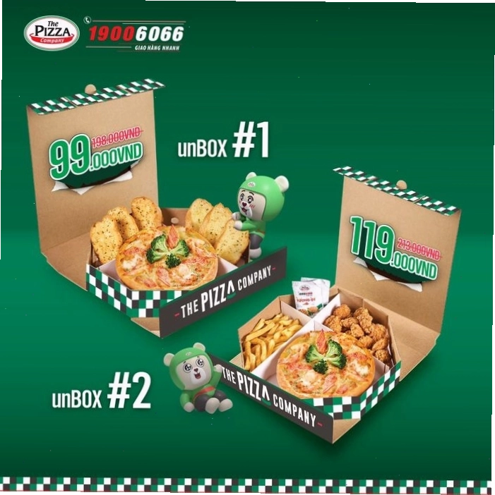 Thưởng thức pizza cùng bạn bè tại The Pizza Company