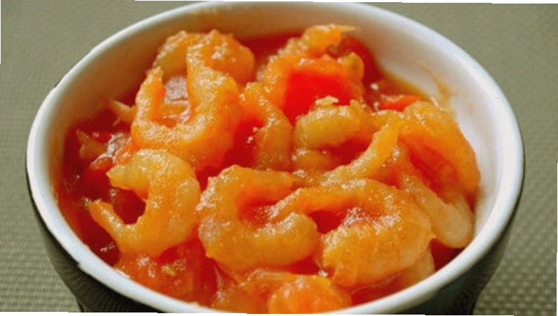 Tôm khô sốt cà chua đậm đà hương vị