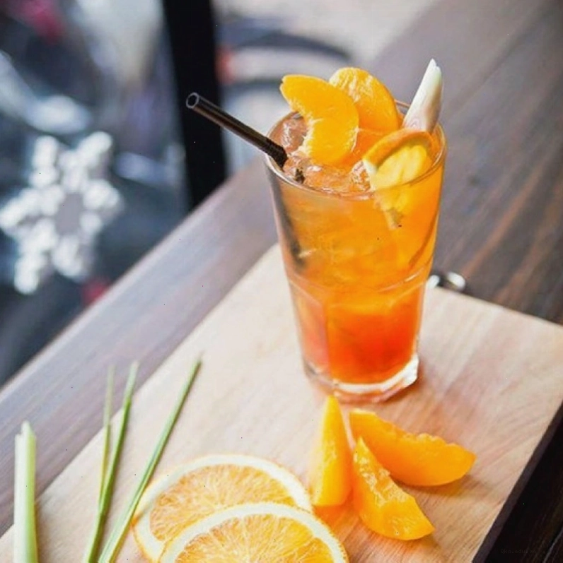 Trà đào cam sả – Thanh mát, giải nhiệt