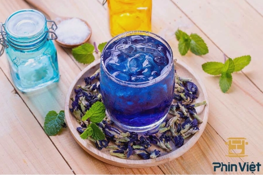 Trà hoa đậu biếc màu sắc bắt mắt
