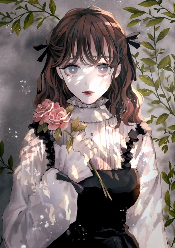 Vẻ đẹp quyến rũ của nhân vật anime nữ trong ảnh chân dung
