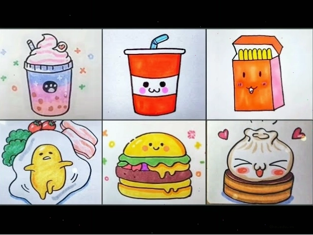 Video hướng dẫn vẽ hình cute số 35