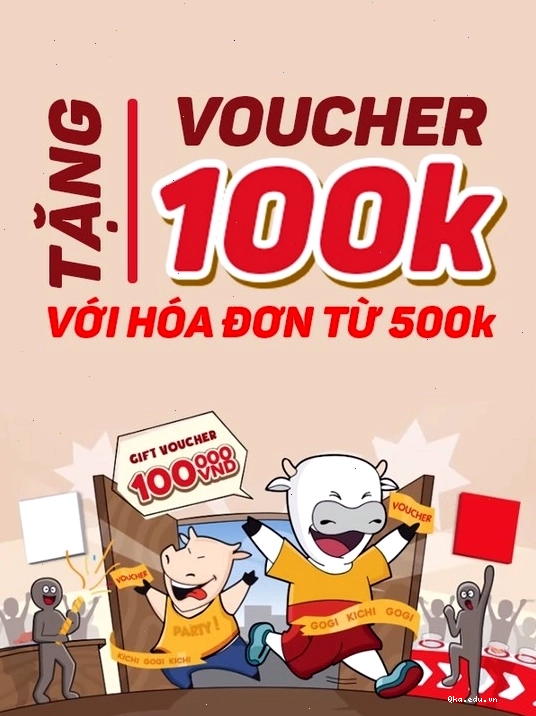 Voucher khuyến mãi tại GoGi House