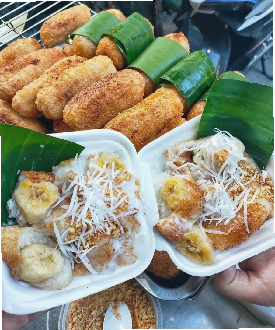 Xôi xéo lá sen thơm lừng, hấp dẫn