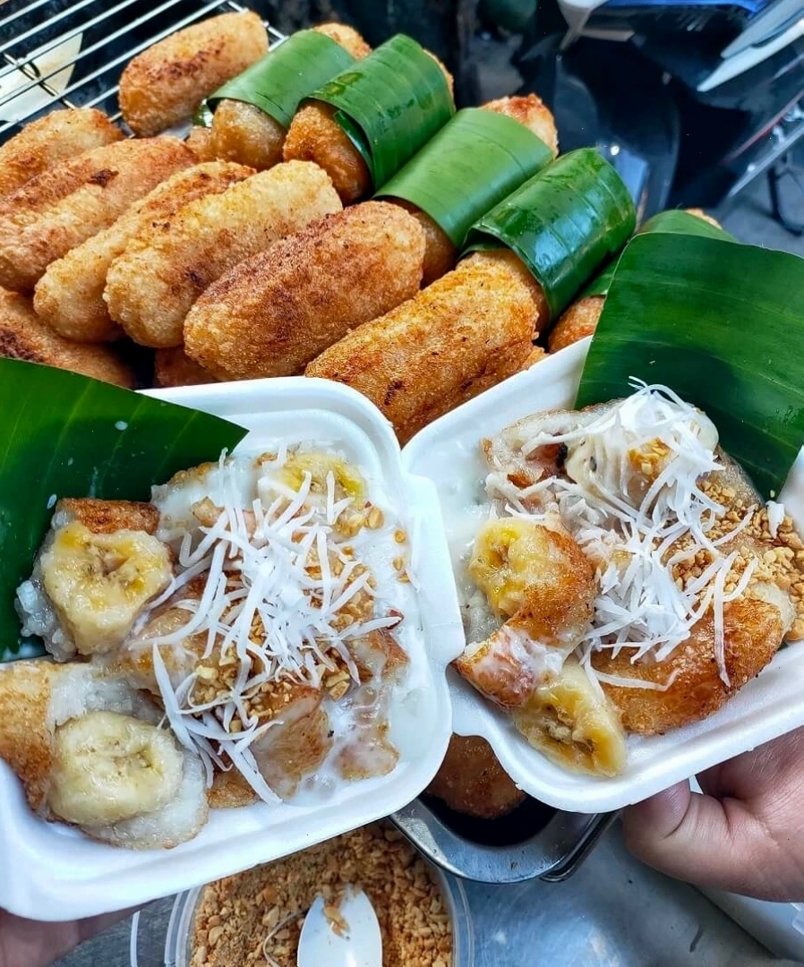 Xôi xéo lá sen thơm mùi lá sen