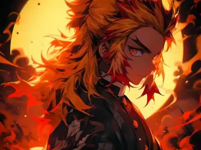 Rengoku lửa cháy trong Demon Slayer và sự hy sinh vĩ đại