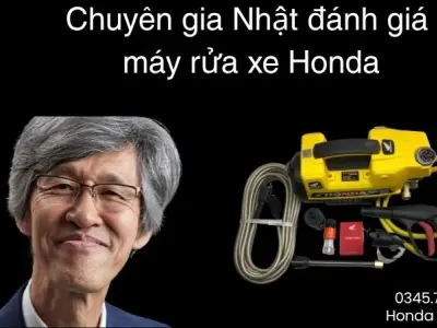 Chuyên gia Nhật đánh giá bất ngờ về máy rửa xe Honda
