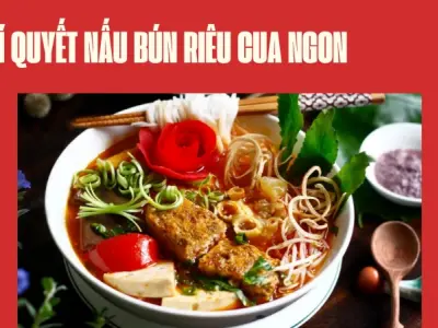 Cách nấu bún riêu cua đậm đà chuẩn vị truyền thống tại nhà