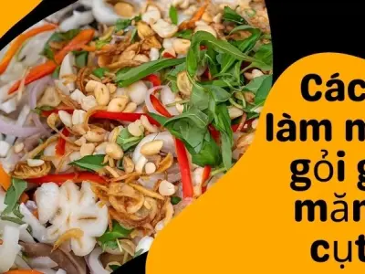 Cách làm món gỏi gà măng cụt giòn ngọt ai cũng mê mẩn