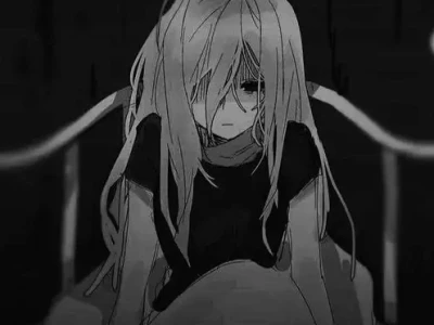 154+ Ảnh Anime Trắng Đen Buồn – Nghệ Thuật Đầy Cảm Xúc