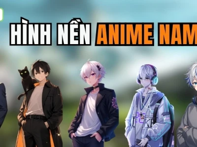 Avatar anime nam ngầu đồ họa vector
