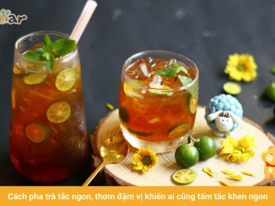 Bí quyết pha trà tắc thơm ngon chuẩn vị tại nhà