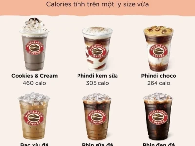 Calo Đồ Uống Highlands Coffee: Cẩm Nang Lựa Chọn Thông Minh