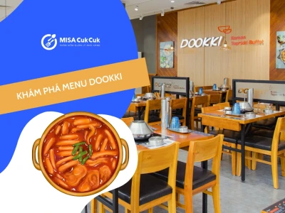 Dookki giá bao nhiêu? Cập nhật chi tiết menu và giá vé buffet 2026