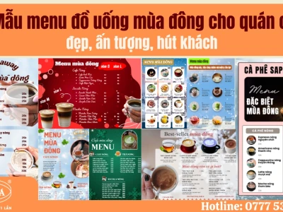 Thực đơn đồ uống nóng hấp dẫn cho mùa đông 2026