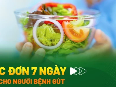 Thực đơn tối ưu cho người gout và mỡ máu năm 2026
