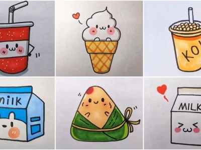 Vẽ đồ uống cute đơn giản: Hướng dẫn chi tiết và nguồn cảm hứng